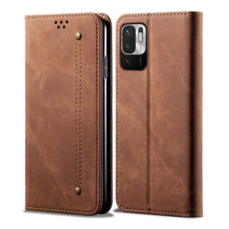 Folio-hoesje voor Xiaomi Redmi Note 10 5G / Poco M3 Pro Anti-fall La Giulia-kaarthouder