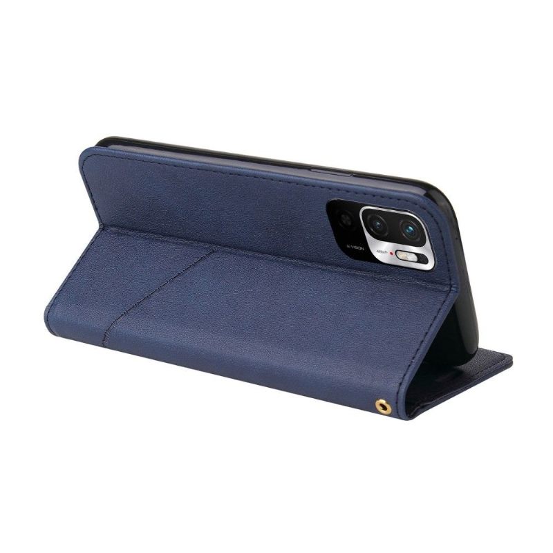 Folio-hoesje voor Xiaomi Redmi Note 10 5G / Poco M3 Pro Gq.utrobe Klassiek