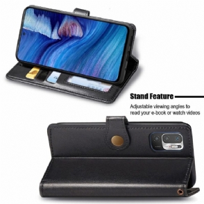 Folio-hoesje voor Xiaomi Redmi Note 10 5G / Poco M3 Pro Indila Kunstleer Kaarthouder