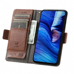Folio-hoesje voor Xiaomi Redmi Note 10 5G / Poco M3 Pro Zakelijk Omdraaien