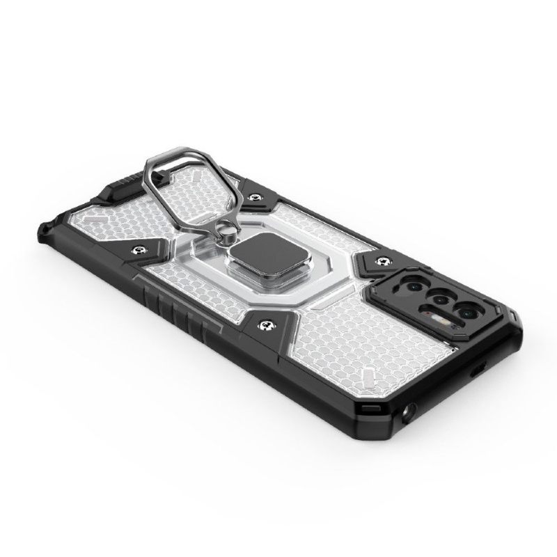 Hoesje voor Xiaomi Redmi Note 10 5G / Poco M3 Pro Tweekleurige Ondersteuningsfunctie