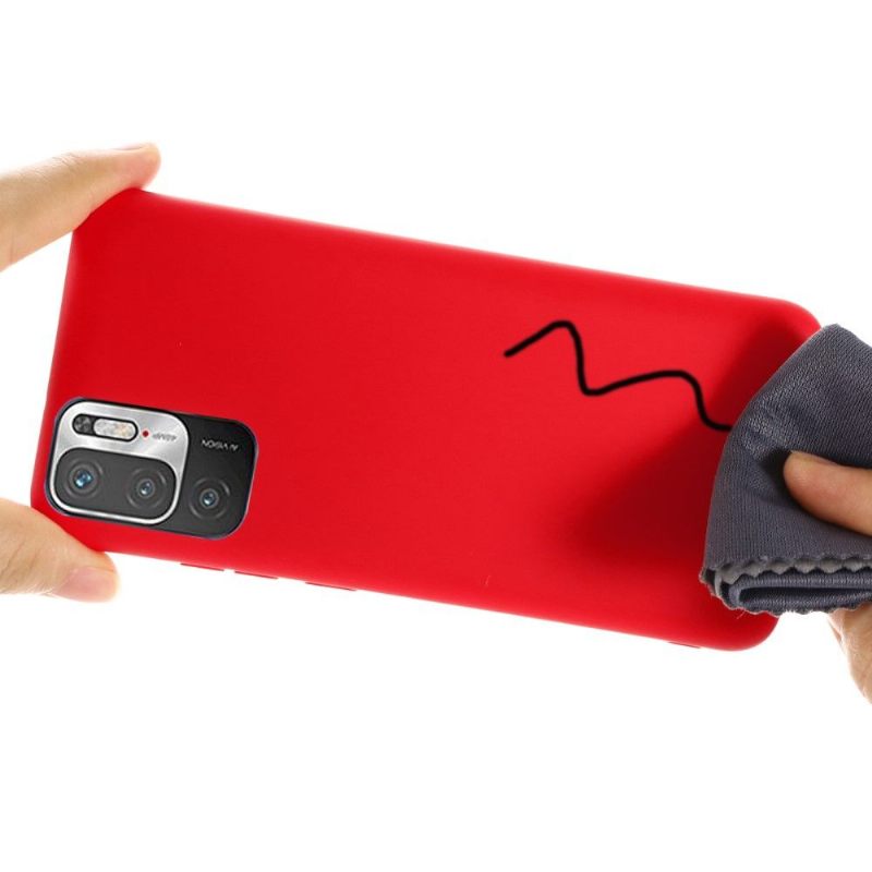 Telefoonhoesje voor Xiaomi Redmi Note 10 5G / Poco M3 Pro Bescherming Puro Vloeibare Siliconen