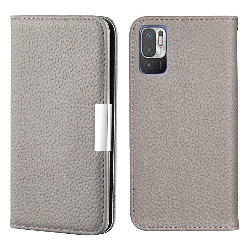 Telefoonhoesje voor Xiaomi Redmi Note 10 5G / Poco M3 Pro Folio-hoesje Nerfachtig Kunstleer