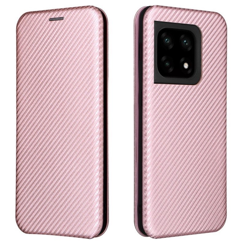 Bescherming Hoesje voor OnePlus 10 Pro 5G Folio-hoesje Koolstofvezel