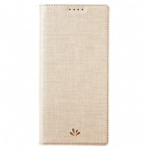 Bescherming Hoesje voor OnePlus 10 Pro 5G Folio-hoesje Vili-stoffentextuur