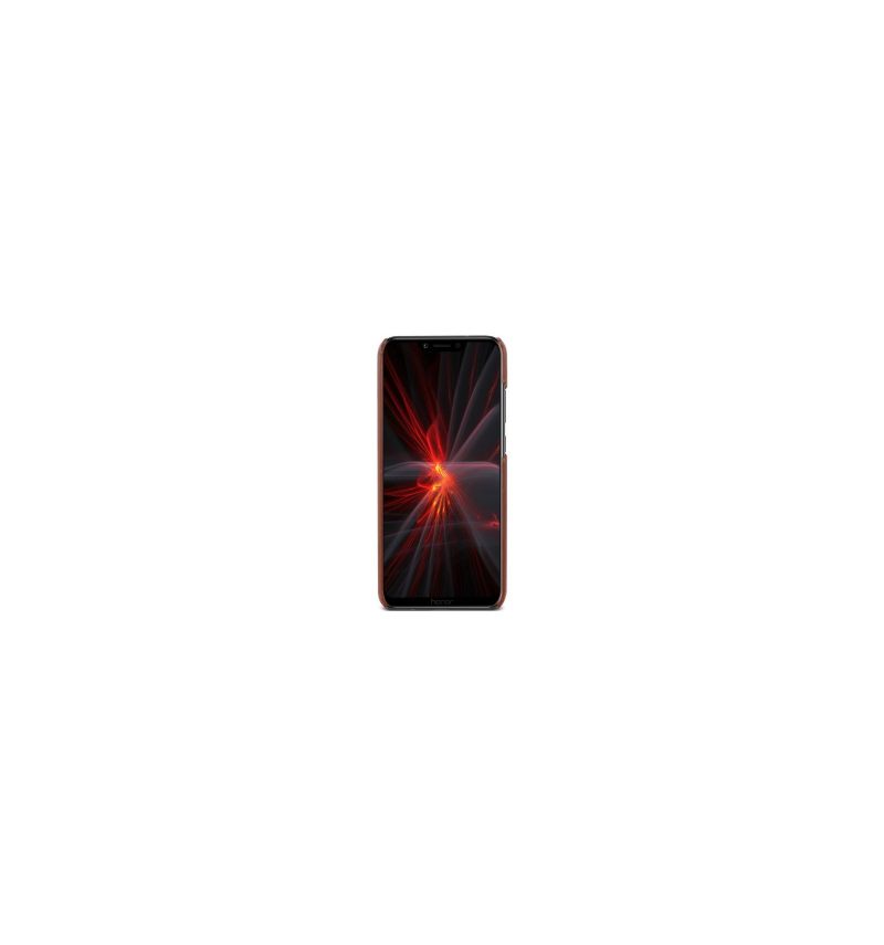 Hoesje voor Honor Play Anti-fall Imitatieleer - Bruin