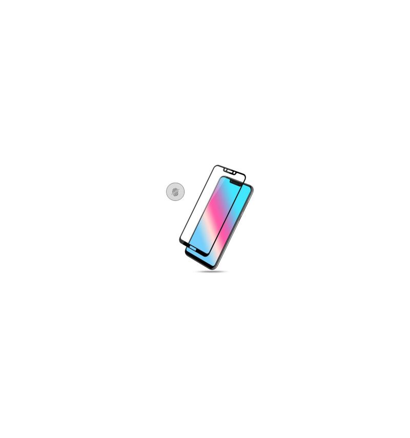 Honor Play - Schermbeschermer Van Gehard Glas Op Ware Grootte - Zwart