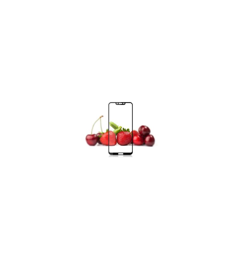 Honor Play - Schermbeschermer Van Gehard Glas Op Ware Grootte - Zwart