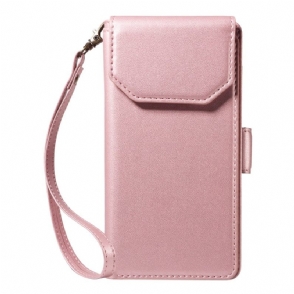 Folio-hoesje iPhone Air Telefoonhoesje Met Kaarthouders En Polsband