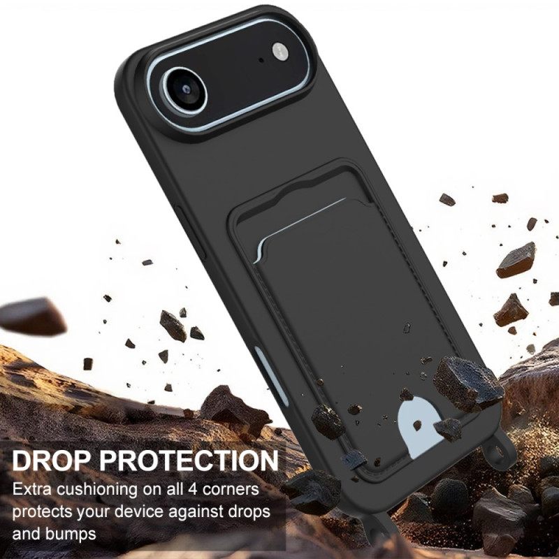 Hoesje iPhone Air Kaarthouder Met Koord