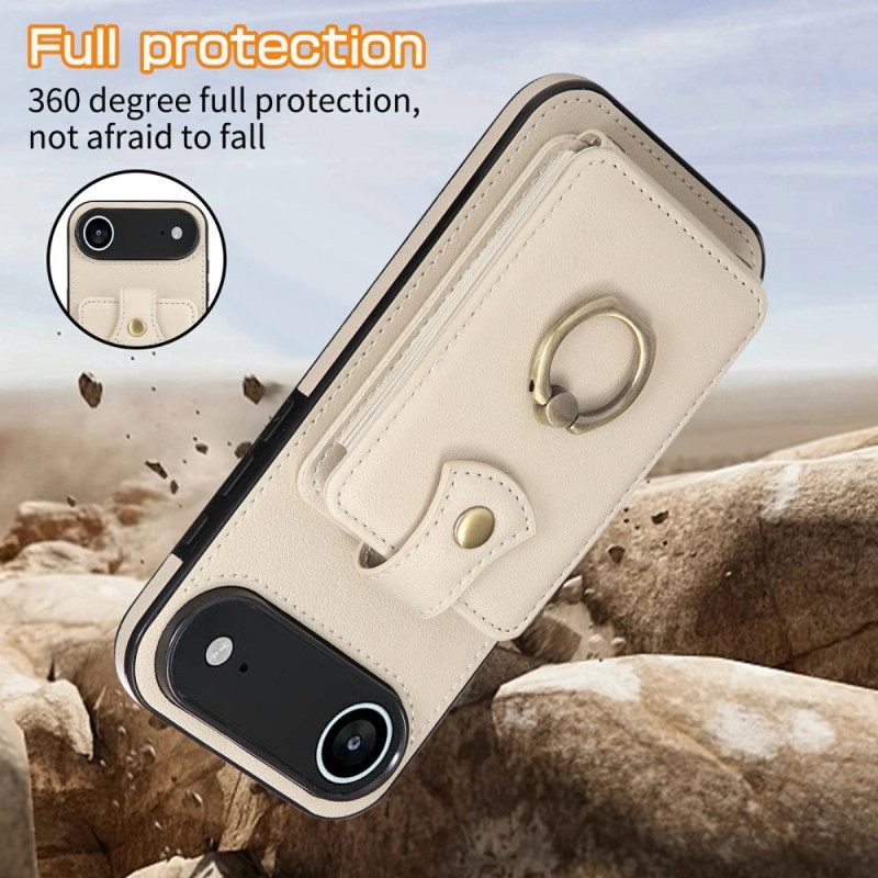 Hoesje iPhone Air Kaarthouder En Polsband