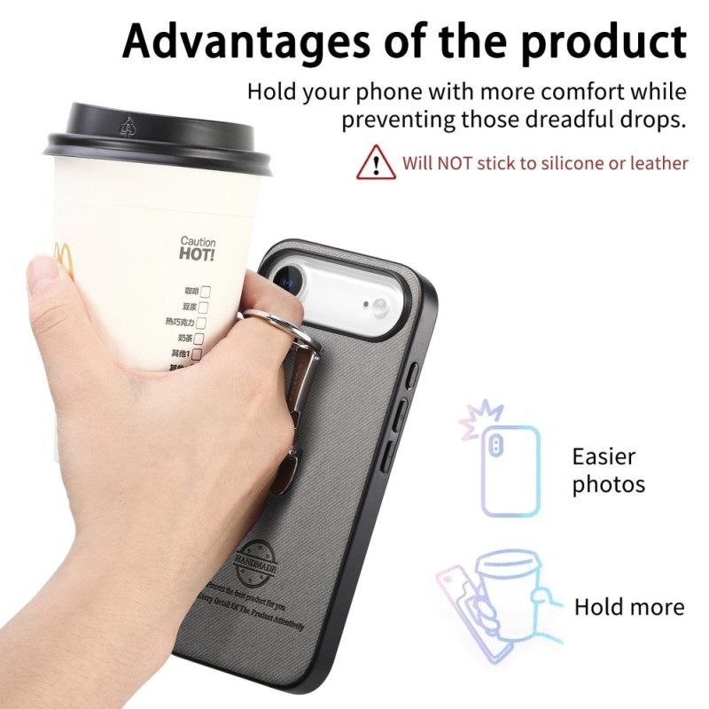 Hoesje Voor iPhone Air Met Opvouwbare Standaard En Keperstof