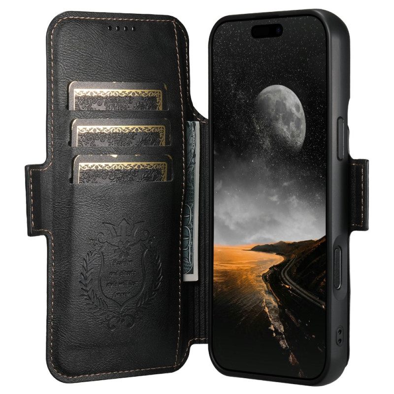 Leren Hoesje iPhone Air Magsafe Tweekleurige Afneembare Hoes Suteni Bescherming Hoesje