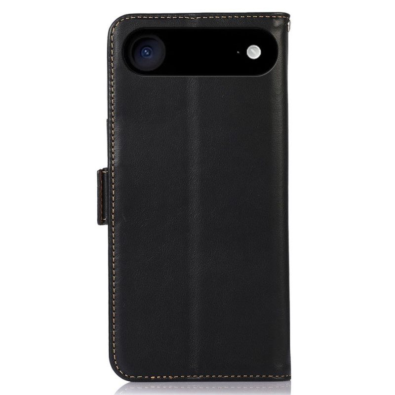 Leren Hoesje Voor iPhone Air Abeel Premium Lederen Rfid-portemonnee