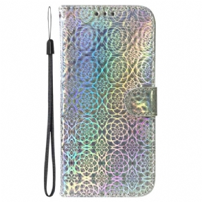 Leren Hoesje voor Poco X5 5G Disco-stijl