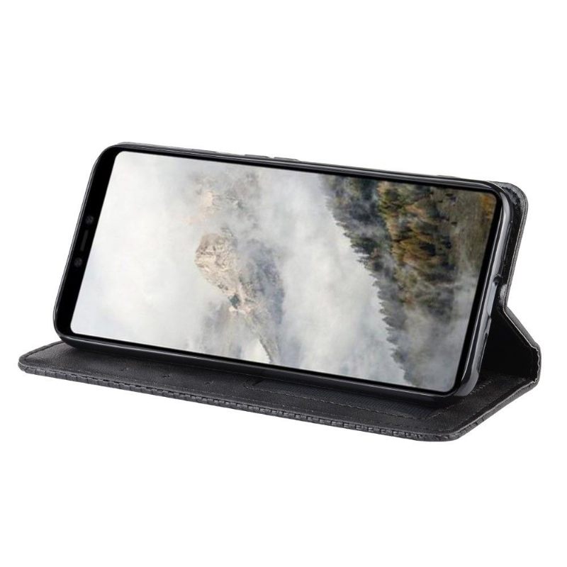Folio-hoesje voor Google Pixel 4 XL Leer In Cirénius-stijl