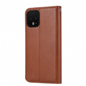 Folio-hoesje voor Google Pixel 4 XL Leren Effect Stand Case
