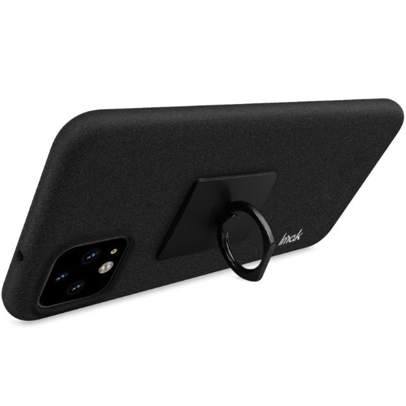 Google Pixel 4 Xl - Hoesje Met Standaard + Gehard Glas - Mat Zwart