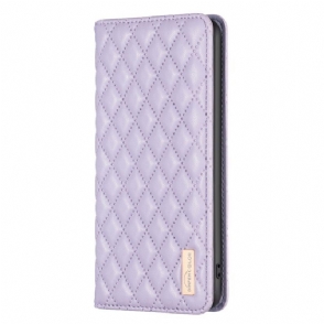 Bescherming Hoesje voor Xiaomi 13 Lite Folio-hoesje Binfen Kleurstijl Gewatteerd