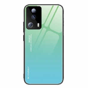 Hoesje voor Xiaomi 13 Lite Gehard Glas Wees Jezelf