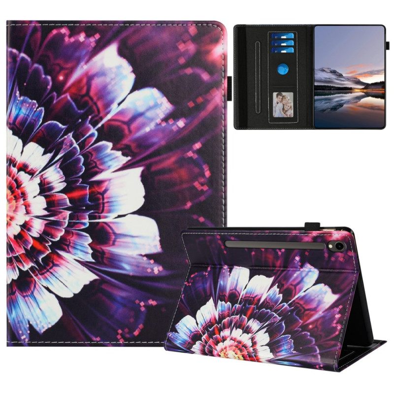 Cover Samsung Galaxy Tab S10 Fe Bloemenontwerp