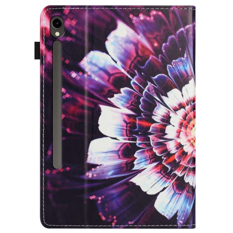 Cover Samsung Galaxy Tab S10 Fe Bloemenontwerp