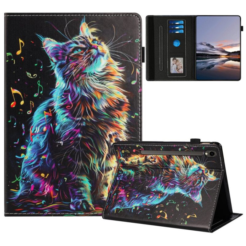 Cover Samsung Galaxy Tab S10 Fe Muzikale Kat