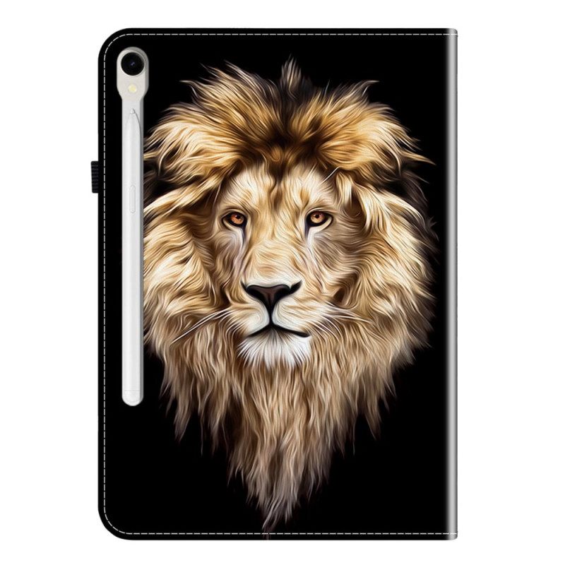 Cover Samsung Galaxy Tab S10 Fe Ontwerp Met Leeuwenkop