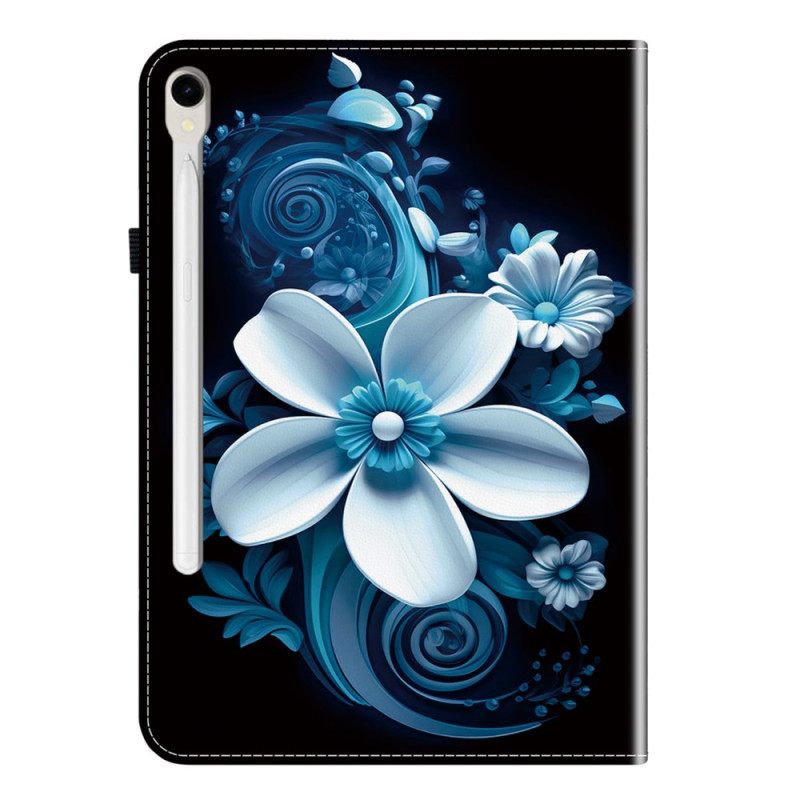 Cover Samsung Galaxy Tab S10 Fe Zwarte Orchidee Bescherming Hoesje