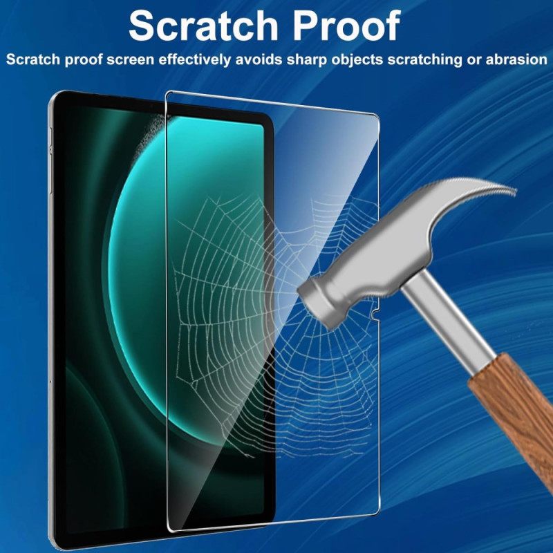 Hoesje Voor Samsung Galaxy Tab S10 Fe Transparant Met 2 Geharde Glazen Schermbeschermers