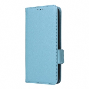 Flip Case Leren Oneplus 15r Lychee-textuur Met Bandje