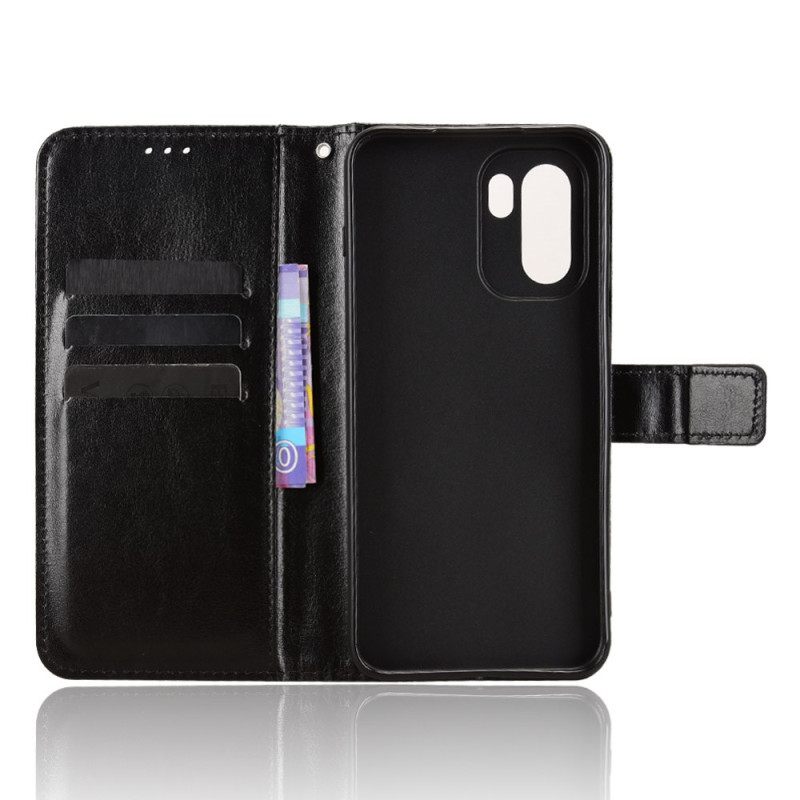 Folio-hoesje Oneplus 15r Opvallend Imitatieleer