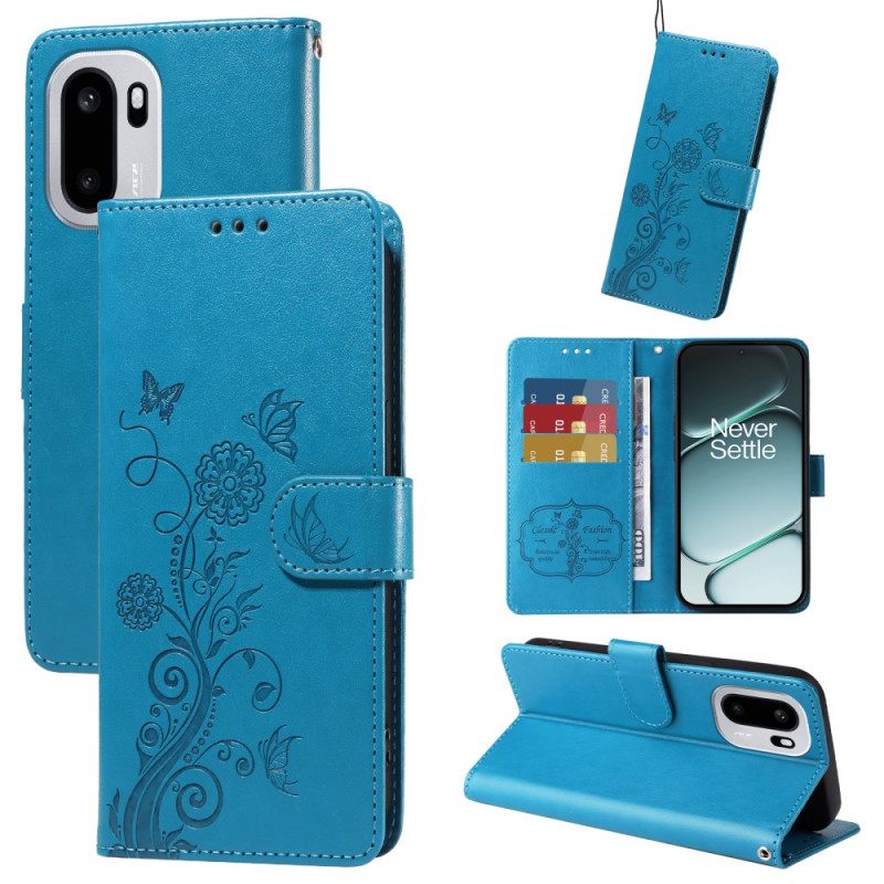 Folio-hoesje Oneplus 15r Telefoonhoesje Bloemen