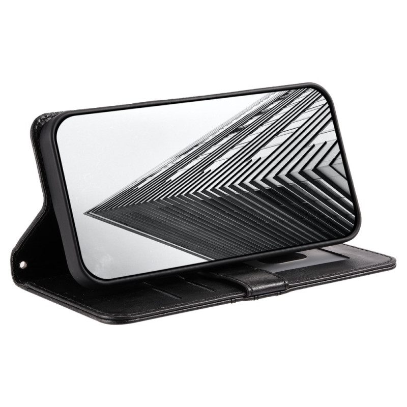 Leren Hoesje Oneplus 15r 6 Kaartsleuven En Draagkoord