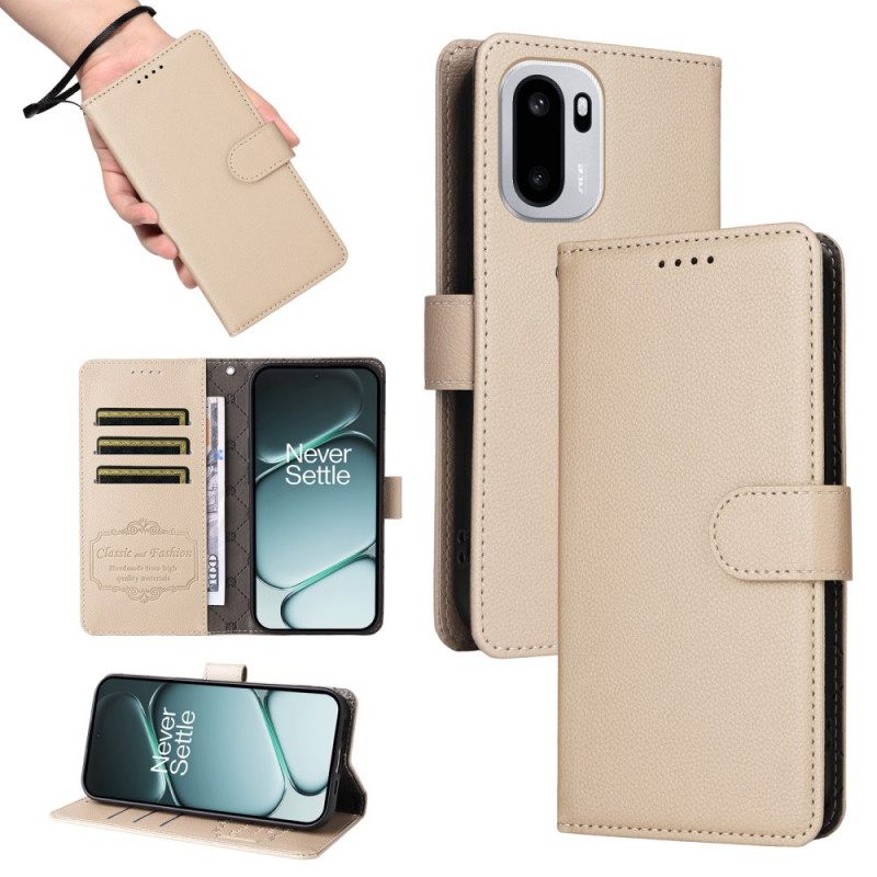 Leren Hoesje Oneplus 15r Rfid-blokkerend