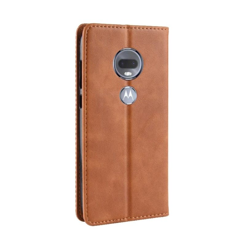 Cover voor Motorola Moto G7 Leerstijl Le Cirénius