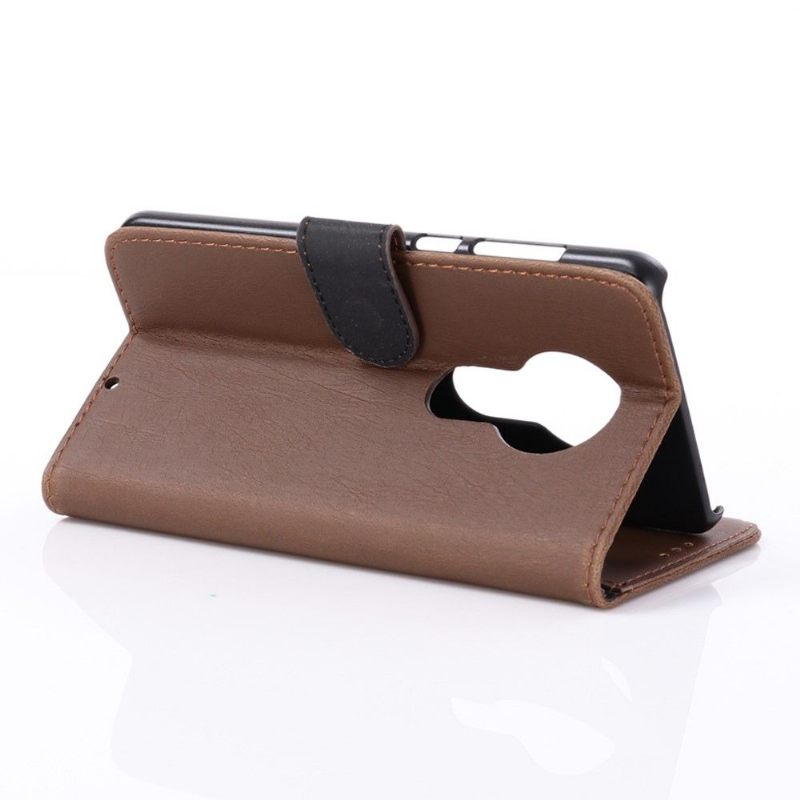 Cover voor Motorola Moto G7 Retro Kunstleer