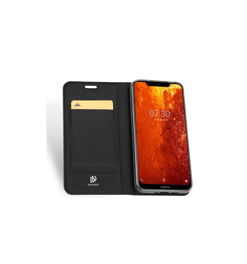 Folio-hoesje voor Nokia 8.1 Zakelijk Kunstleer