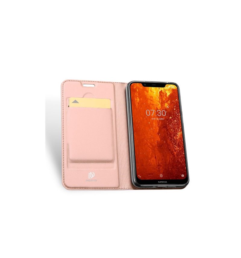 Folio-hoesje voor Nokia 8.1 Zakelijk Kunstleer