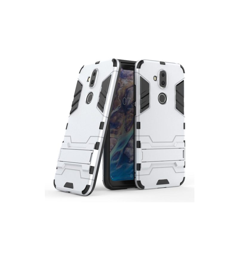 Hoesje voor Nokia 8.1 Anti-fall Cool Guard Schokbestendig Met Geïntegreerde Standaard