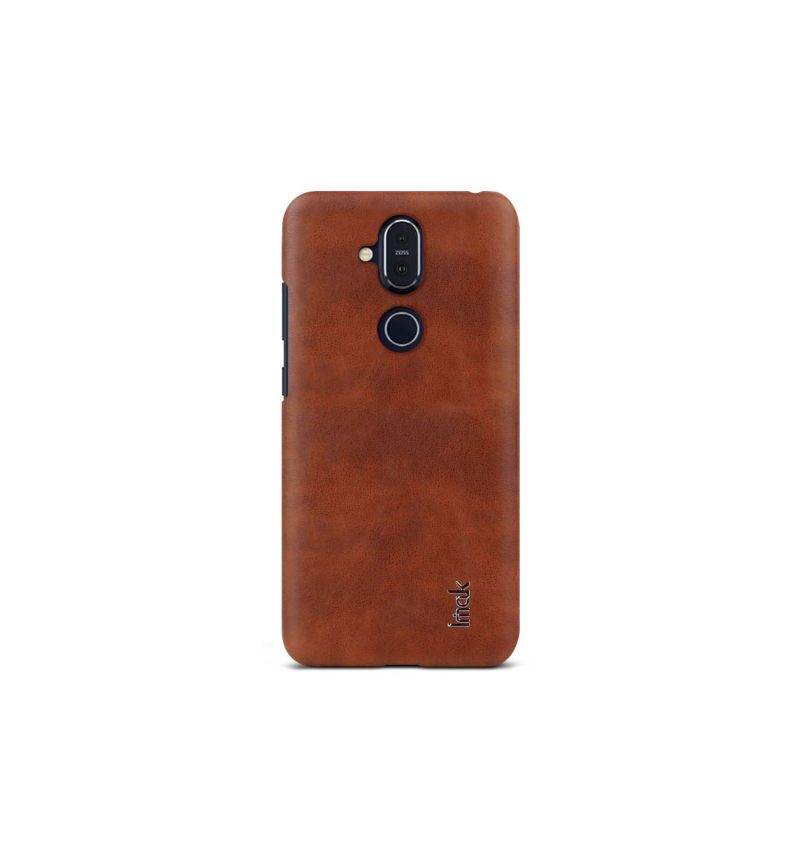 Telefoonhoesje voor Nokia 8.1 Imak Imitatieleer - Bruin
