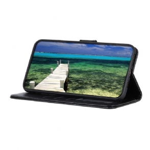 Flip Case voor OnePlus Nord 2 5G Hind Protect Leereffect