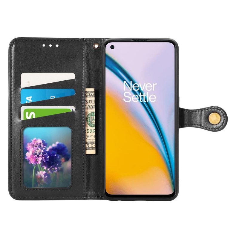 Flip Case voor OnePlus Nord 2 5G Indila Kunstleer Kaarthouder