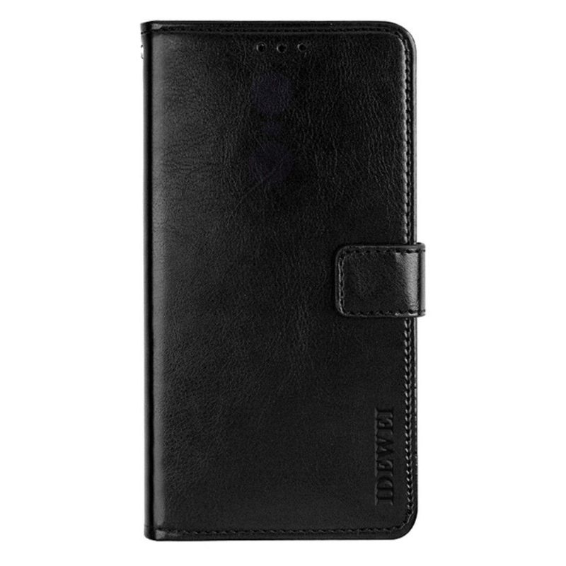 Folio-hoesje voor OnePlus Nord 2 5G Idewei Folio Ledereffect