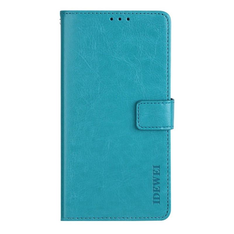 Folio-hoesje voor OnePlus Nord 2 5G Idewei Folio Ledereffect