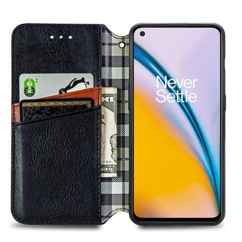 Folio-hoesje voor OnePlus Nord 2 5G Kub Design-kaarthouder