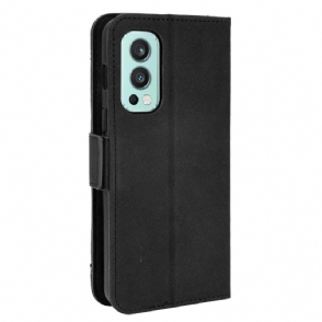 Folio-hoesje voor OnePlus Nord 2 5G Premium Met Kaarthouder