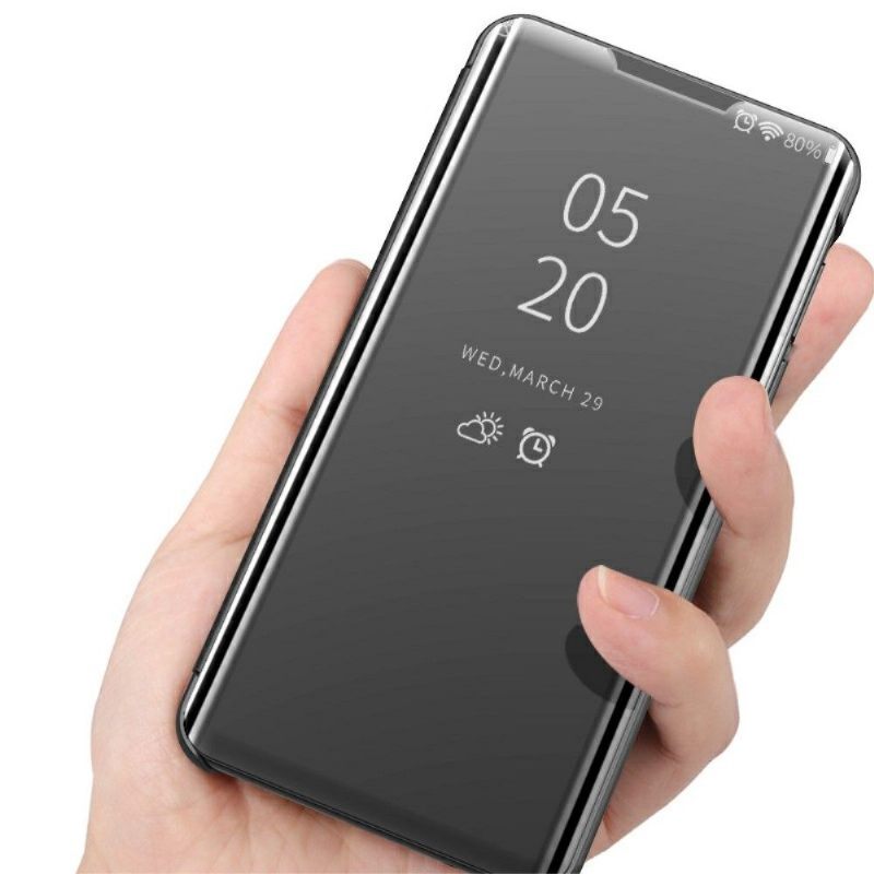 Hoesje voor OnePlus Nord 2 5G Folio-hoesje Spiegeleffect