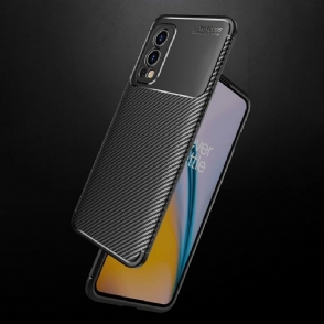 Hoesje voor OnePlus Nord 2 5G Koolstofvezelstijl