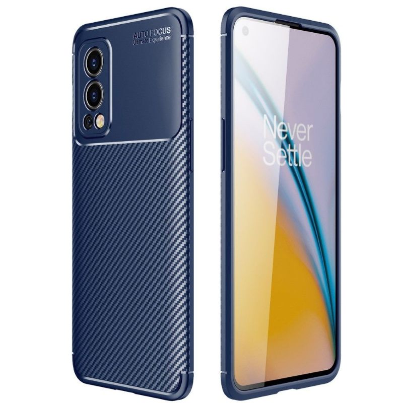 Hoesje voor OnePlus Nord 2 5G Koolstofvezelstijl